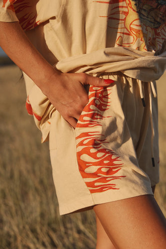 Sabbi The Flaming Cowboy Chido Shorts - Sand Hyde Boutique