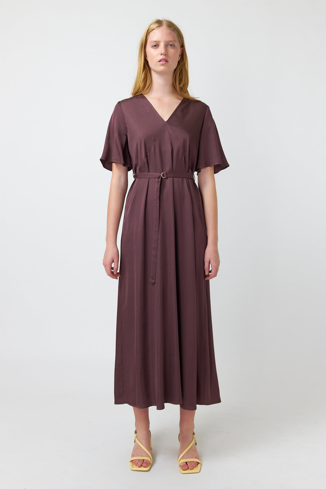 Kate Sylvester Cleo Dress - Aubergine  Hyde Boutique   