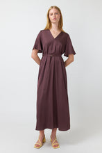 Load image into Gallery viewer, Kate Sylvester Cleo Dress - Aubergine  Hyde Boutique   
