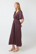 Load image into Gallery viewer, Kate Sylvester Cleo Dress - Aubergine  Hyde Boutique   
