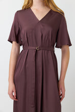 Load image into Gallery viewer, Kate Sylvester Cleo Dress - Aubergine  Hyde Boutique   
