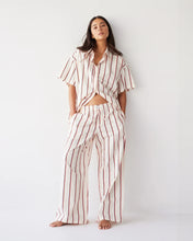 Load image into Gallery viewer, Dear Dylan Club Striped Oversized Shirt  Hyde Boutique   
