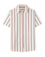 Load image into Gallery viewer, Dear Dylan Club Striped Oversized Shirt  Hyde Boutique   
