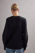 Load image into Gallery viewer, Caitlin Crisp Club CC Long Sleeve Tee - Black Hyde Boutique
