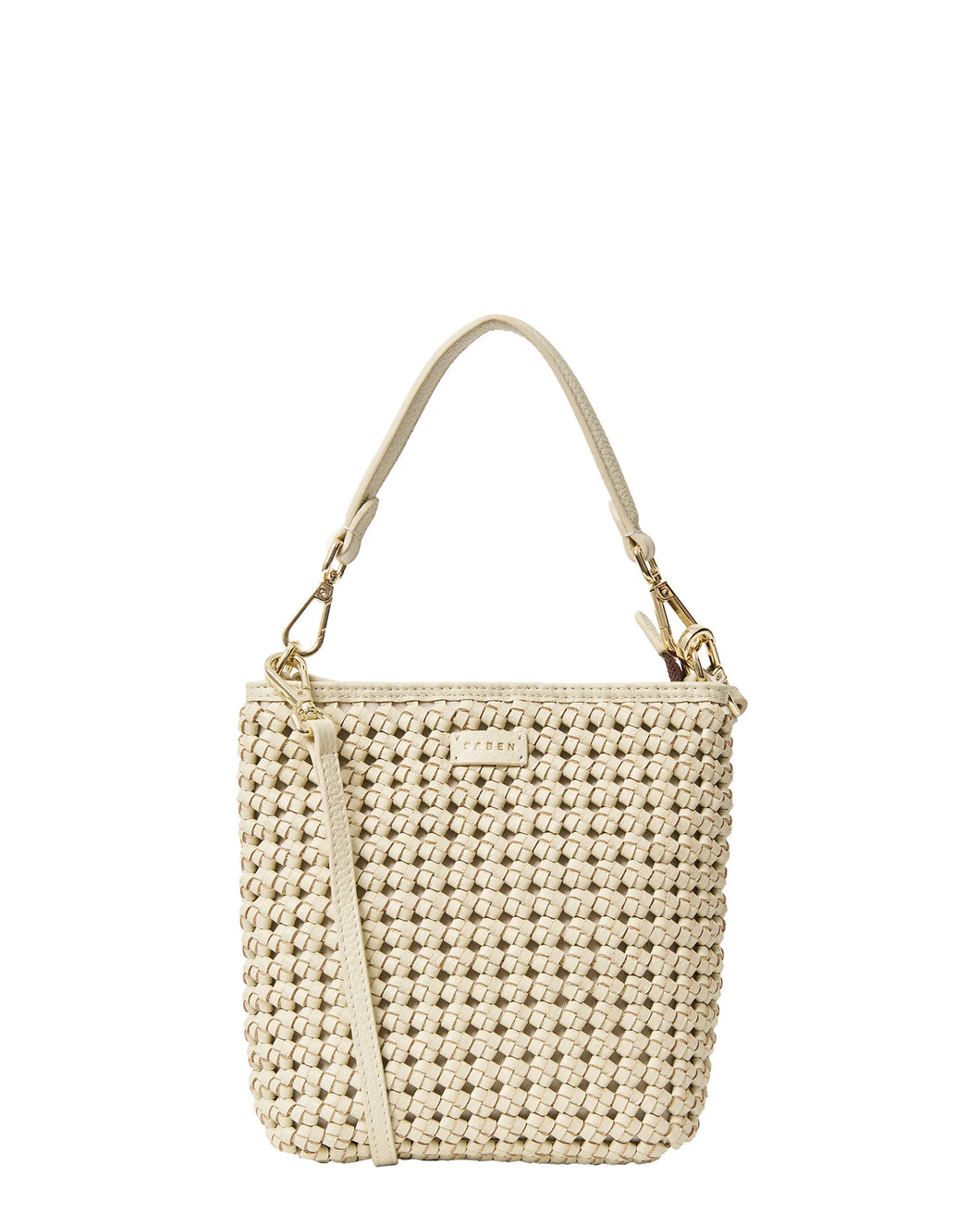 Saben Coco Mini Bag - Sand Fine Braid  Hyde Boutique   