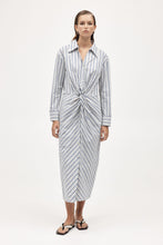 Load image into Gallery viewer, Marle Collins Dress - Cerulean Stripe  Hyde Boutique   
