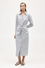 Load image into Gallery viewer, Marle Collins Dress - Cerulean Stripe  Hyde Boutique   
