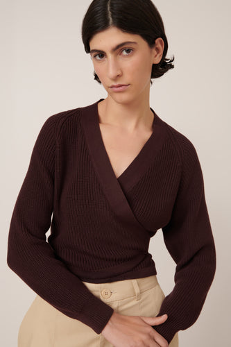 Kowtow Composure Cardigan - Mahogany Hyde Boutique