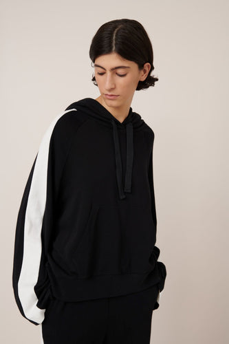Kowtow Contrast Hoodie - Black Arriving Mid - Late Aug Hyde Boutique