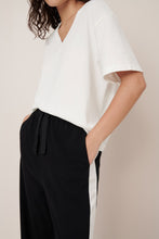 Load image into Gallery viewer, Kowtow Contrast Trackpant - Black Hyde Boutique
