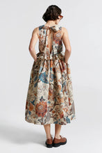 Load image into Gallery viewer, Karen Walker Cordyline Dress - Edwardian Floral Linen Sand  Hyde Boutique   
