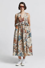 Load image into Gallery viewer, Karen Walker Cordyline Dress - Edwardian Floral Linen Sand  Hyde Boutique   
