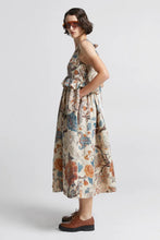 Load image into Gallery viewer, Karen Walker Cordyline Dress - Edwardian Floral Linen Sand  Hyde Boutique   
