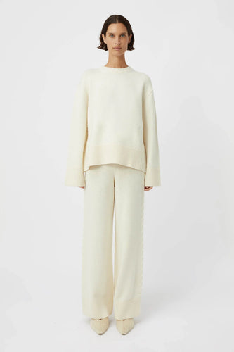 Camilla and Marc Ash Crewneck - Bright Cream  Hyde Boutique   