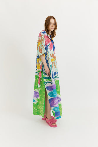 Gary Bigeni Dantas Tunic Dress - Placement Print  Hyde Boutique   