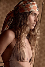 Load image into Gallery viewer, FAR MER. by Whitney Dark Cardium Large Silk Scarf - Multi Hyde Boutique
