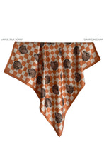 Load image into Gallery viewer, FAR MER. by Whitney Dark Cardium Large Silk Scarf - Multi Hyde Boutique
