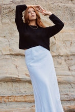 Load image into Gallery viewer, RE:UNION Label Dawn Crochet Knit Jumper - Black Hyde Boutique
