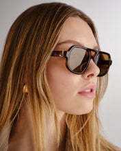 Load image into Gallery viewer, Luv Lou The Banks Sunglasses - Moss Tort Sunglasses Luv Lou
