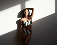 Load image into Gallery viewer, Dear Dylan Swim Crop - Bistro Stripe  Hyde Boutique   
