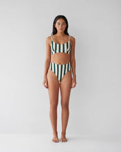 Load image into Gallery viewer, Dear Dylan High-Rise Swim Brief - Bistro Stripe  Hyde Boutique   
