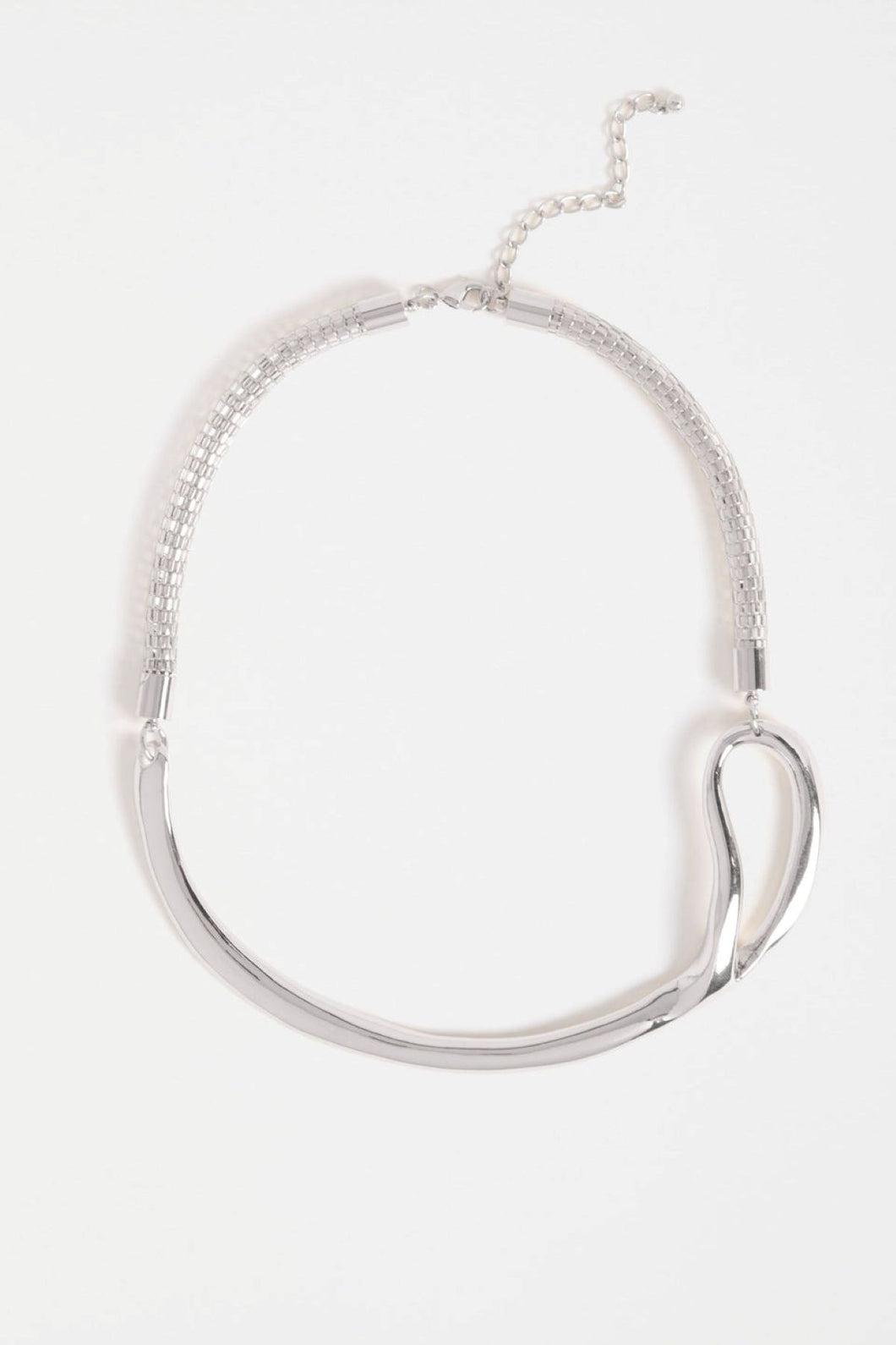 Elk Delaa Choker Necklace - Silver Hyde Boutique
