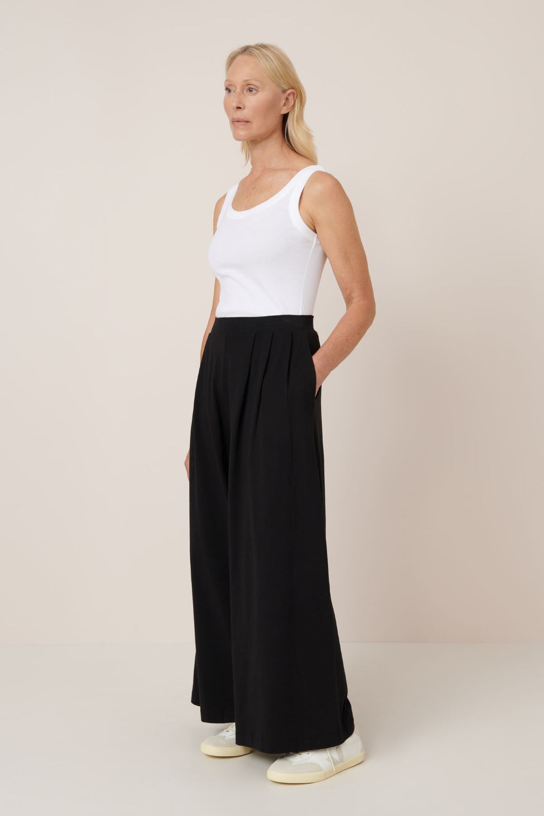 Kowtow Drape Pant - Black Hyde Boutique