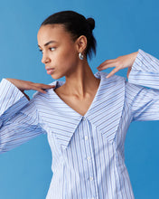 Load image into Gallery viewer, Ruby Eddie Shirt - Blue Sky Stripe  Hyde Boutique   
