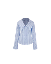 Load image into Gallery viewer, Ruby Eddie Shirt - Blue Sky Stripe  Hyde Boutique   
