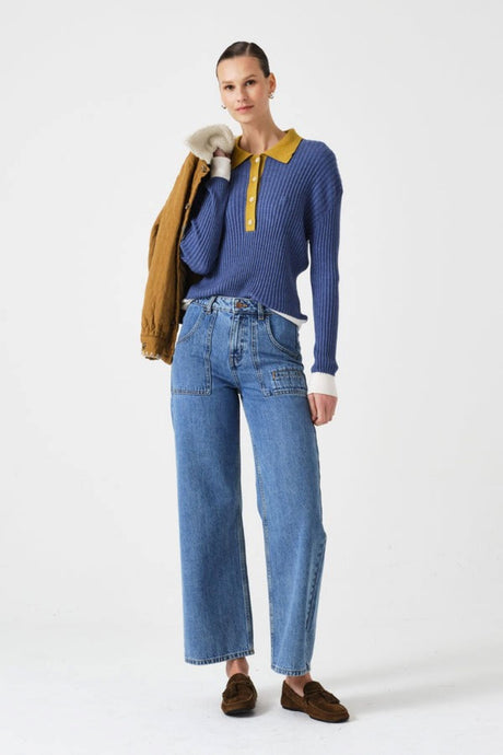 Seventy & Mochi Eden Cropped Jean - Newport Hyde Boutique