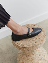 Load image into Gallery viewer, La Tribe Eilwen Ballet Flat - Black/Silver  Hyde Boutique   
