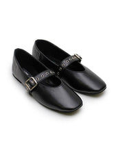 Load image into Gallery viewer, La Tribe Eilwen Ballet Flat - Black/Silver  Hyde Boutique   
