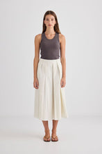Load image into Gallery viewer, Laing Ellis Pleated Skirt - Cream Hyde Boutique

