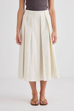Load image into Gallery viewer, Laing Ellis Pleated Skirt - Cream Hyde Boutique

