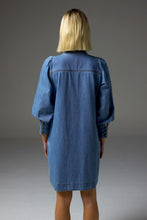 Load image into Gallery viewer, Zoe Kratzmann Elocution Dress - Light Wash Denim Hyde Boutique
