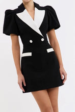 Load image into Gallery viewer, Rebecca Vallance Emma Mini Dress - Black/White Hyde Boutique

