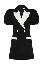 Load image into Gallery viewer, Rebecca Vallance Emma Mini Dress - Black/White Hyde Boutique
