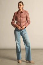 Load image into Gallery viewer, Zoe Kratzmann Plume Jacket - Berry Check Apparel > Women > Clothing > Jackets > Bouclé Jackets > Cropped Jackets > Zoe Kratzmann Hyde Boutique
