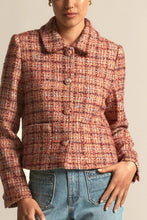 Load image into Gallery viewer, Zoe Kratzmann Plume Jacket - Berry Check Apparel > Women > Clothing > Jackets > Bouclé Jackets > Cropped Jackets > Zoe Kratzmann Hyde Boutique
