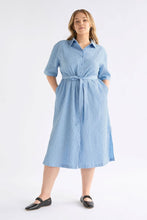 Load image into Gallery viewer, Elk Erden Shirtdress - Chambray Hyde Boutique
