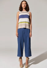 Load image into Gallery viewer, Pol Estel Stripe Knit Tank - Blue Multi  Hyde Boutique   
