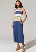 Load image into Gallery viewer, Pol Estel Stripe Knit Tank - Blue Multi  Hyde Boutique   
