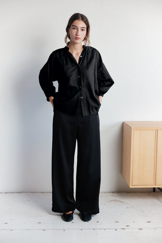 Mahsa Everyday Blouse - Black Hyde Boutique