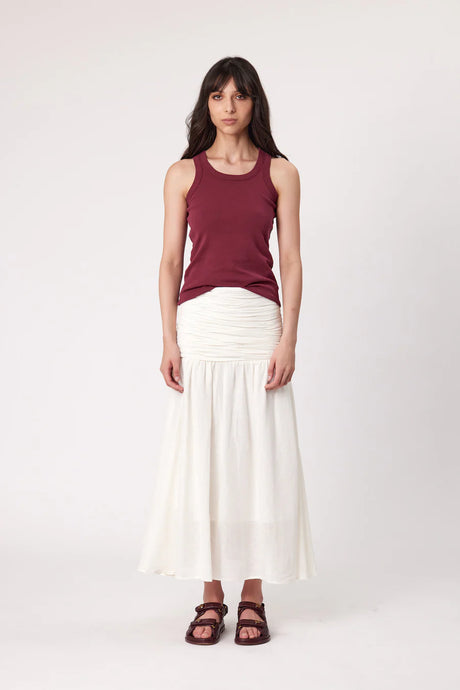 Remain Fallon Maxi Skirt - Ivory  Hyde Boutique   