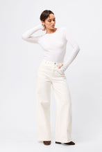 Load image into Gallery viewer, Mossman Fine Line Knit - White Hyde Boutique
