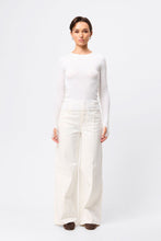 Load image into Gallery viewer, Mossman Fine Line Knit - White Hyde Boutique
