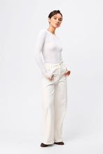 Load image into Gallery viewer, Mossman Fine Line Knit - White Hyde Boutique
