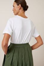 Load image into Gallery viewer, Kowtow Flora Skirt - Forest Grid Hyde Boutique
