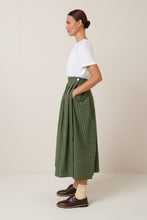 Load image into Gallery viewer, Kowtow Flora Skirt - Forest Grid Hyde Boutique
