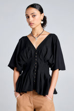 Load image into Gallery viewer, Karen Walker Florence Top - Black Apparel > Women > Clothing > Tops > Blouses > Karen Walker Hyde Boutique
